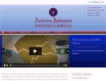 Tablet Screenshot of andrewjohnsoninvestmentservices.com